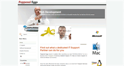 Desktop Screenshot of pepperedeggs.co.uk